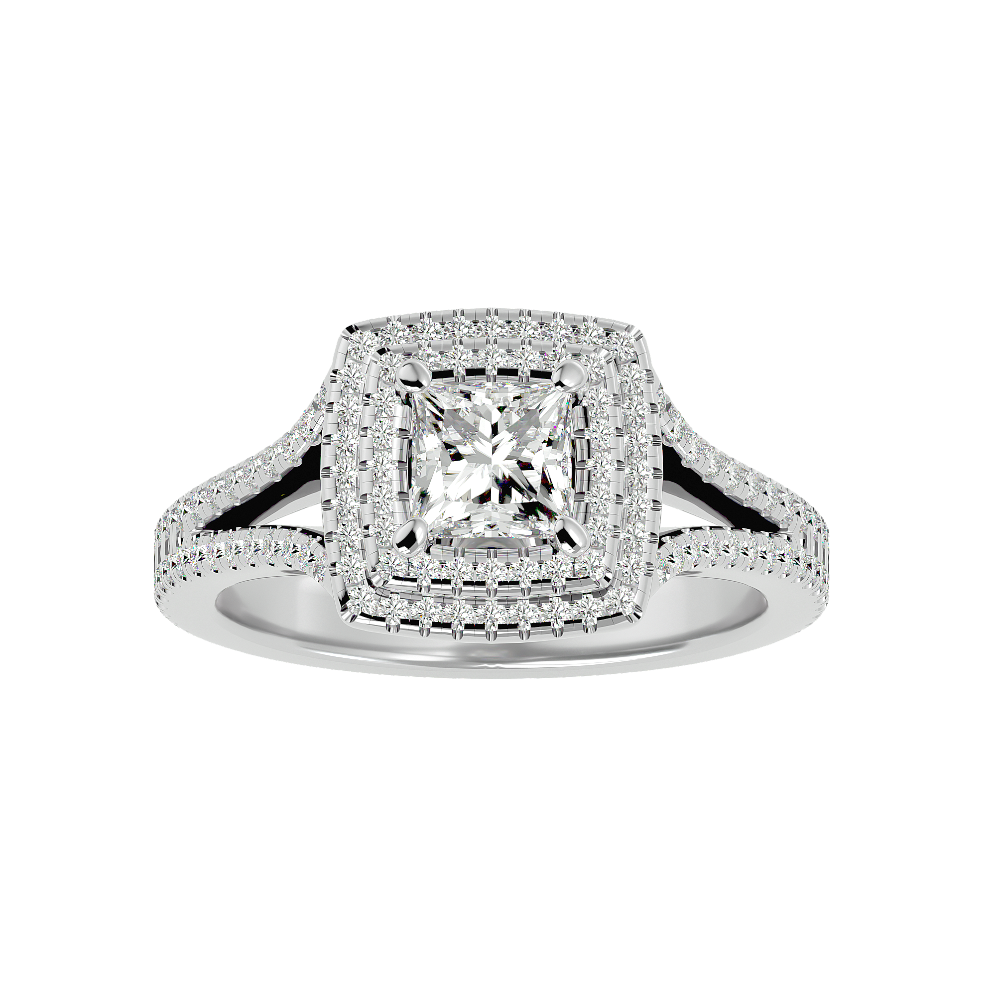 Jemima Diamond Halo Ring