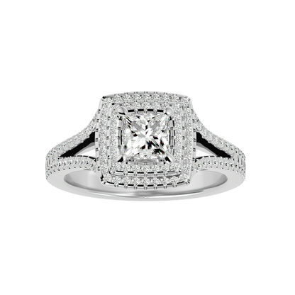 Jemima Diamond Halo Ring