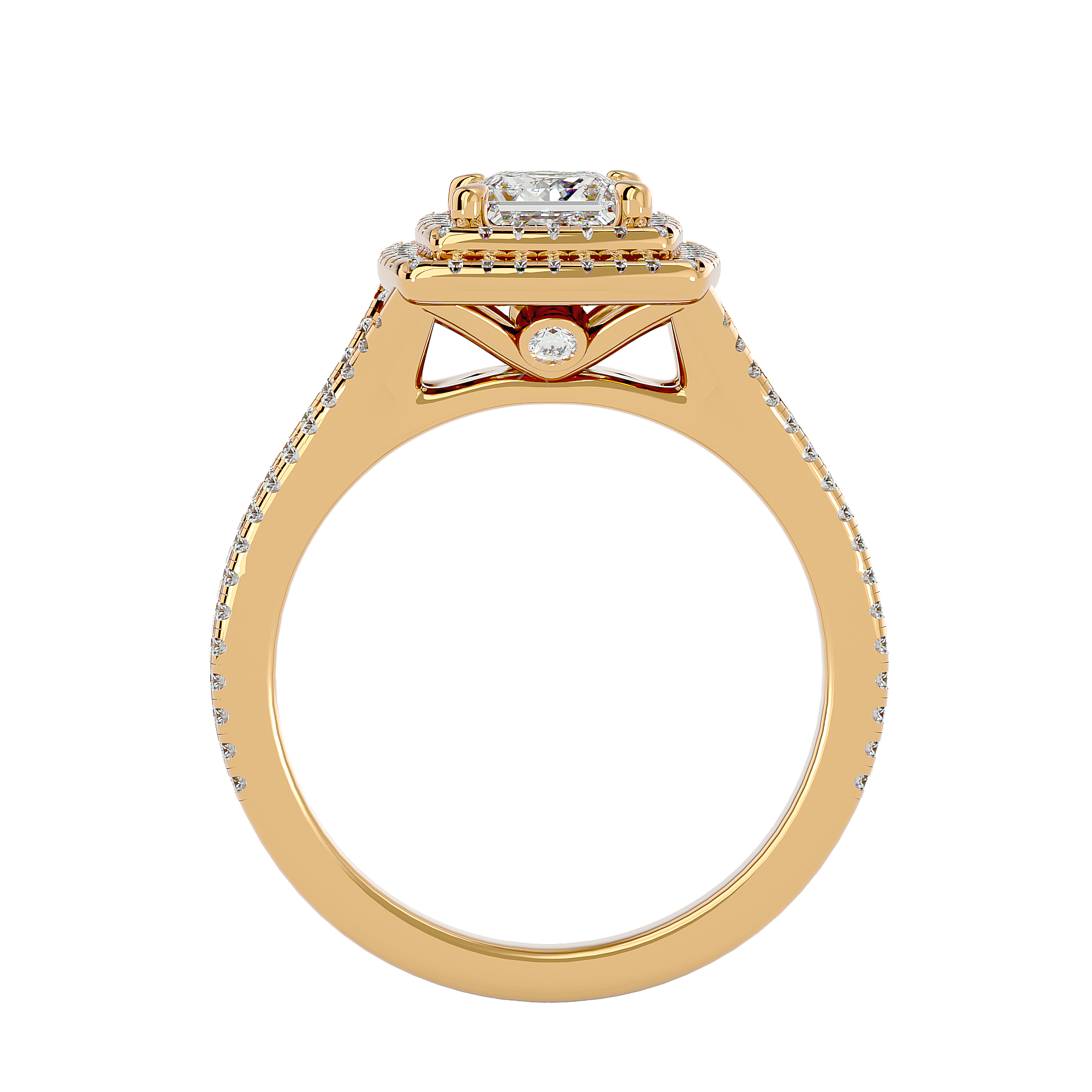 Jemima Diamond Halo Ring