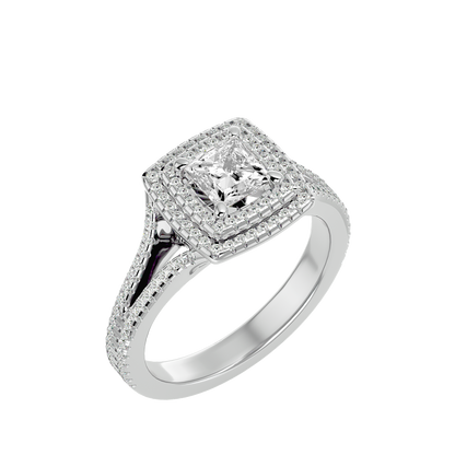 Jemima Diamond Halo Ring