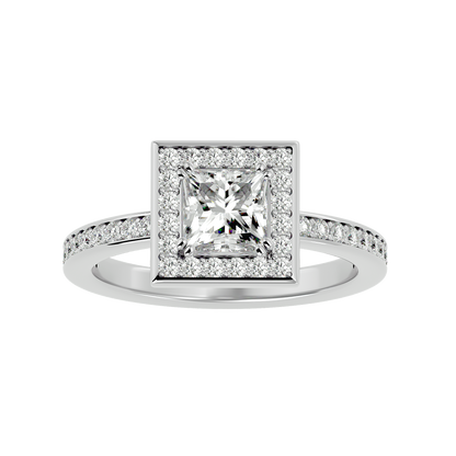 Jolie Diamond Halo Ring