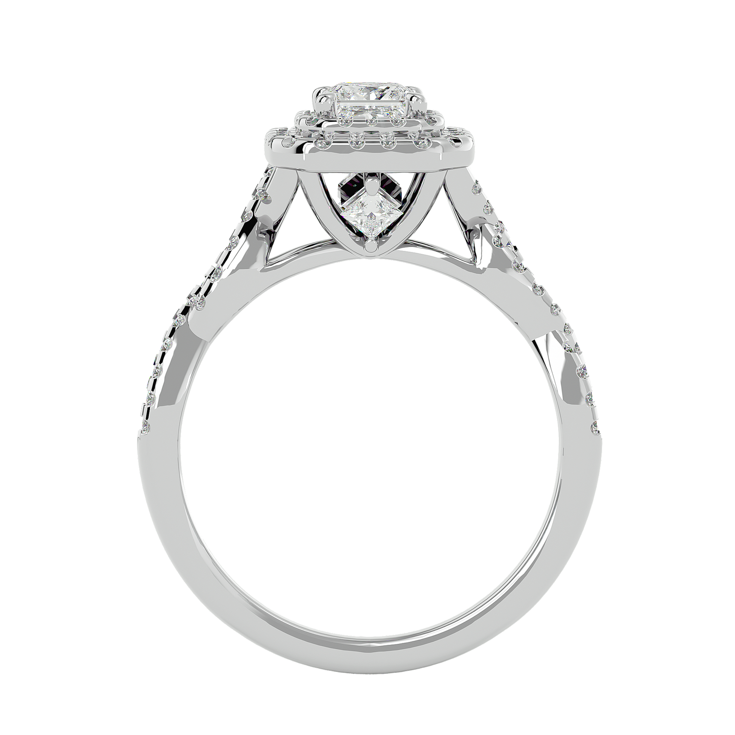 Hermione Diamond Halo Ring