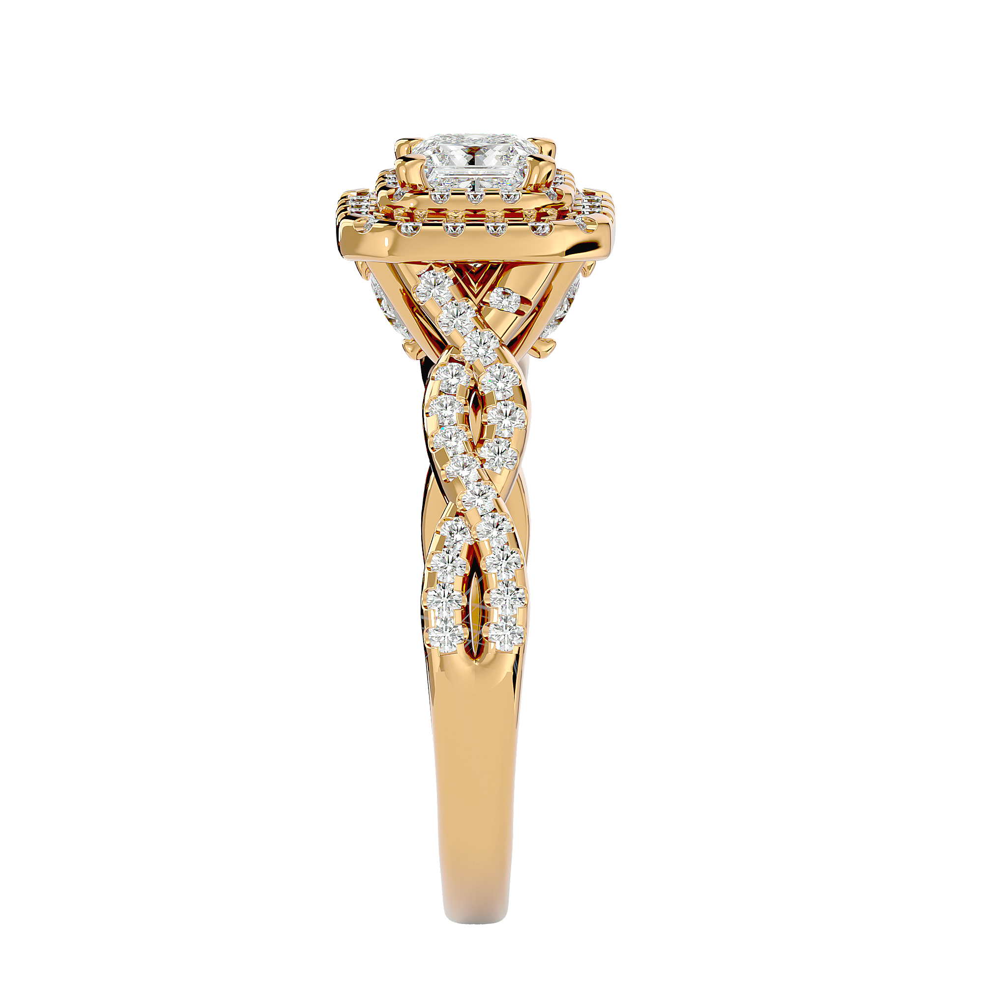 Hermione Diamond Halo Ring