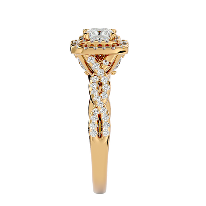 Hermione Diamond Halo Ring