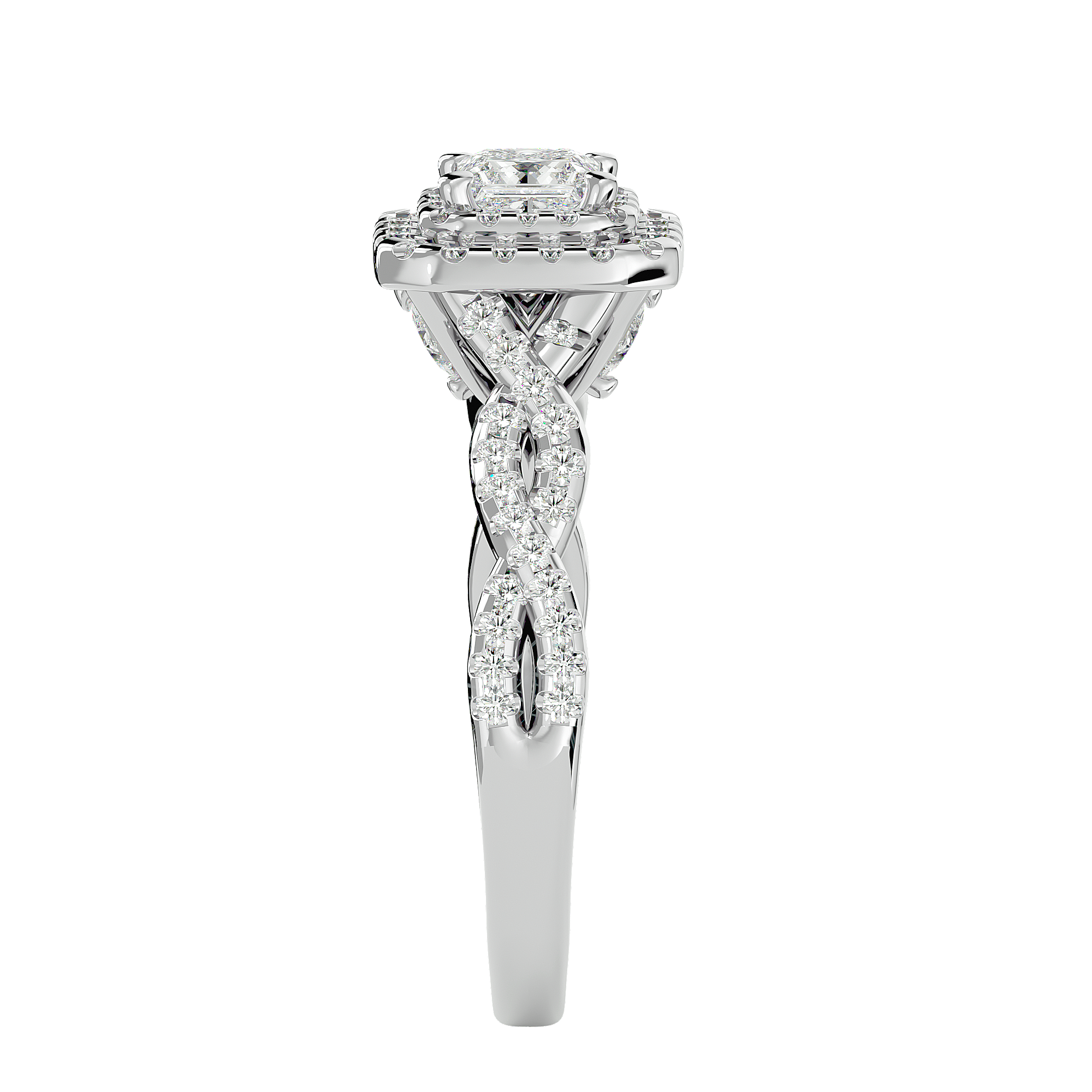 Hermione Diamond Halo Ring