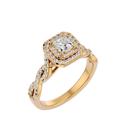 Hermione Diamond Halo Ring