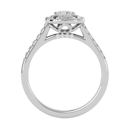 Octavia Diamond Halo Ring