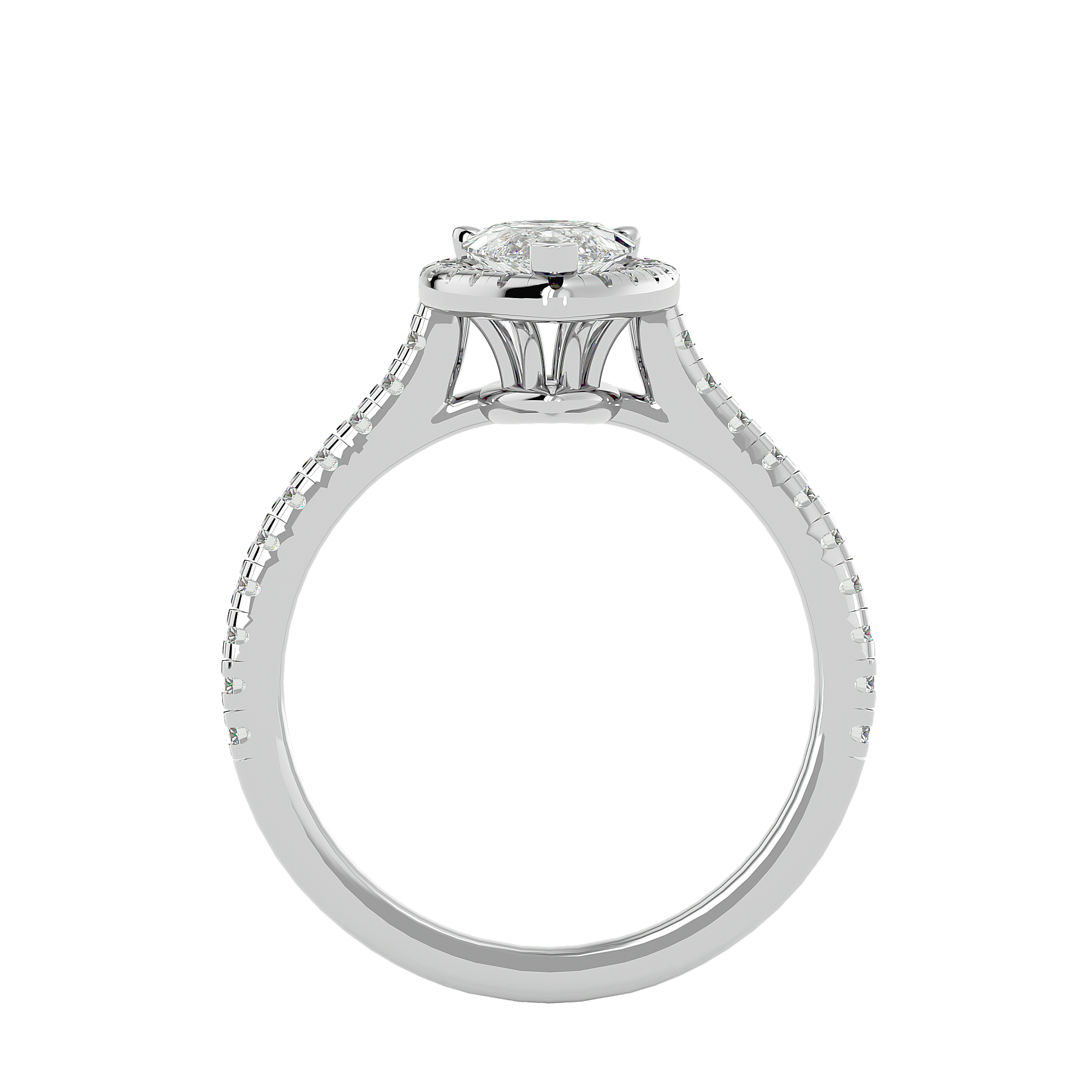 Natalia Diamond Halo Ring