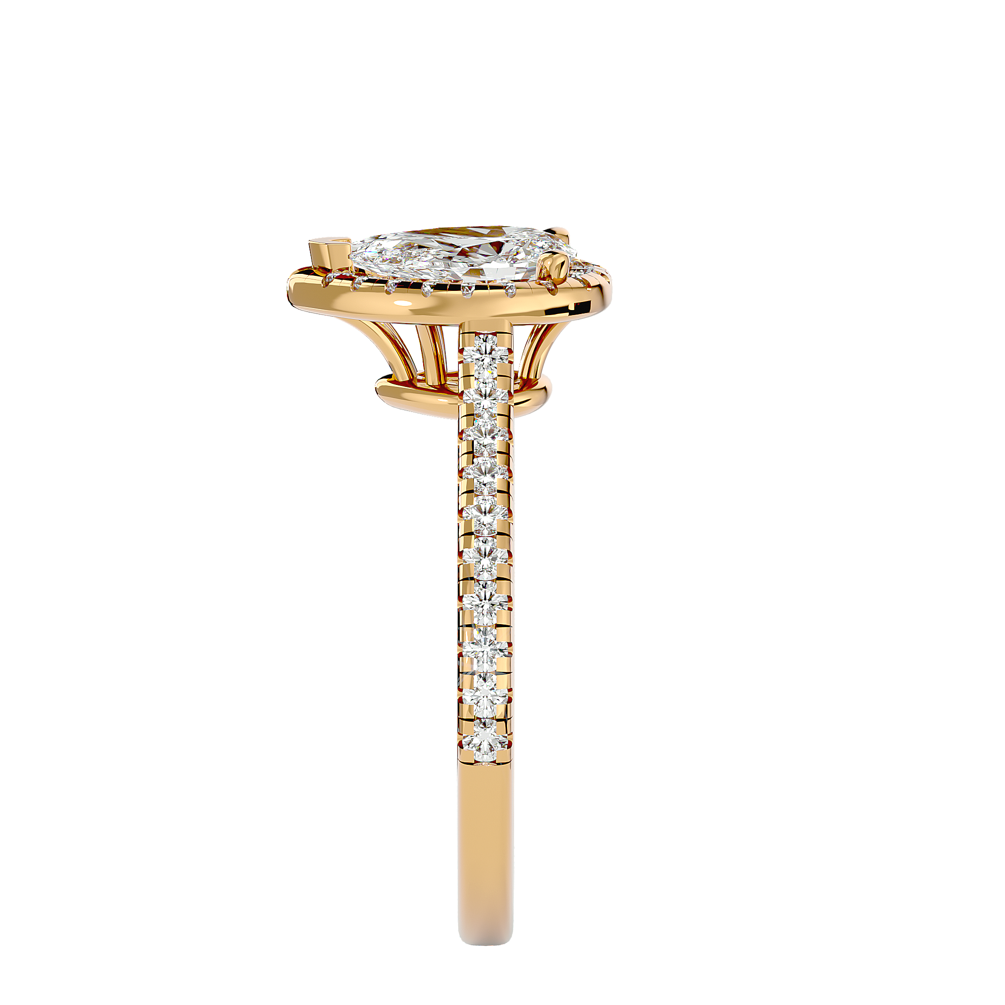 Natalia Diamond Halo Ring