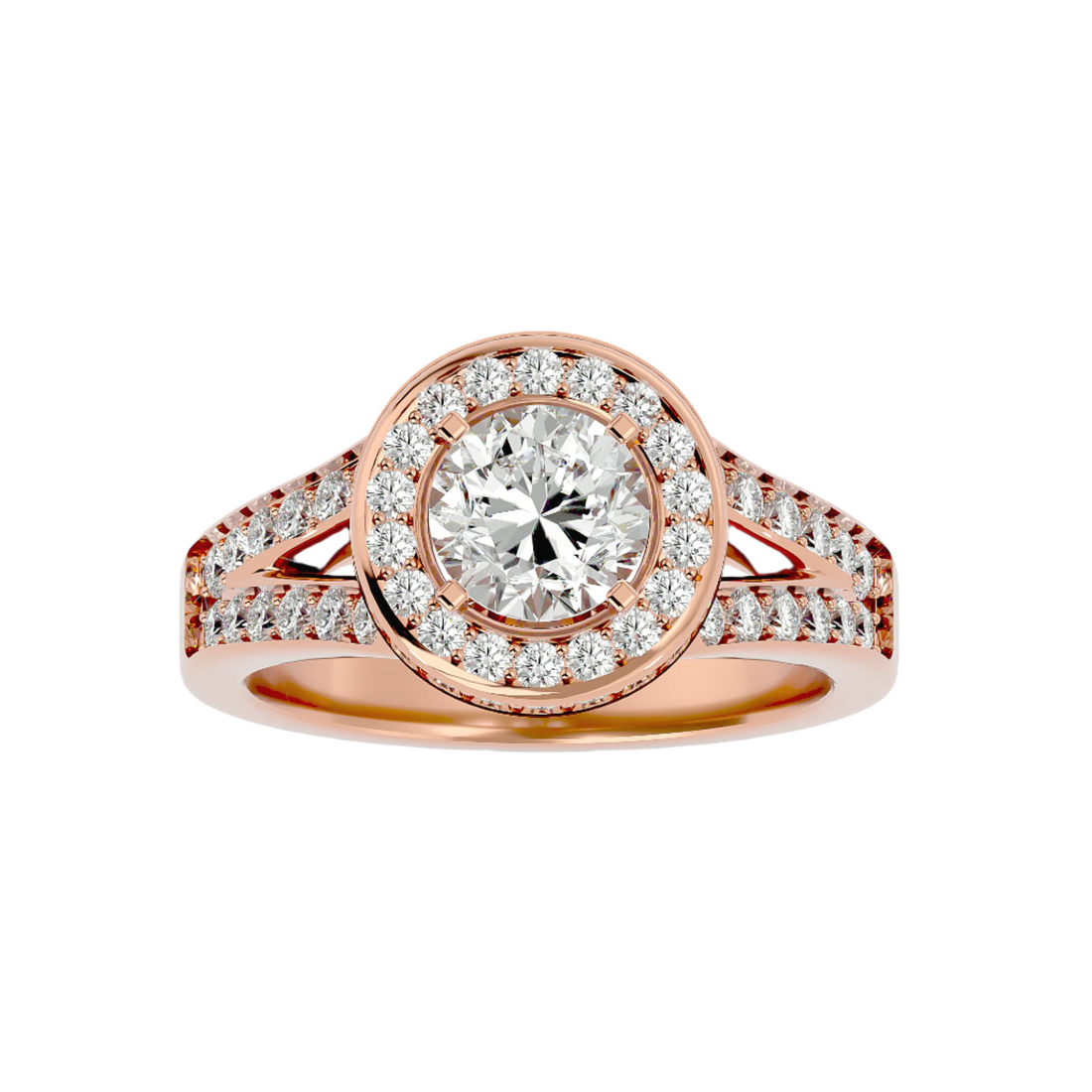 Henrietta Diamond Halo Ring