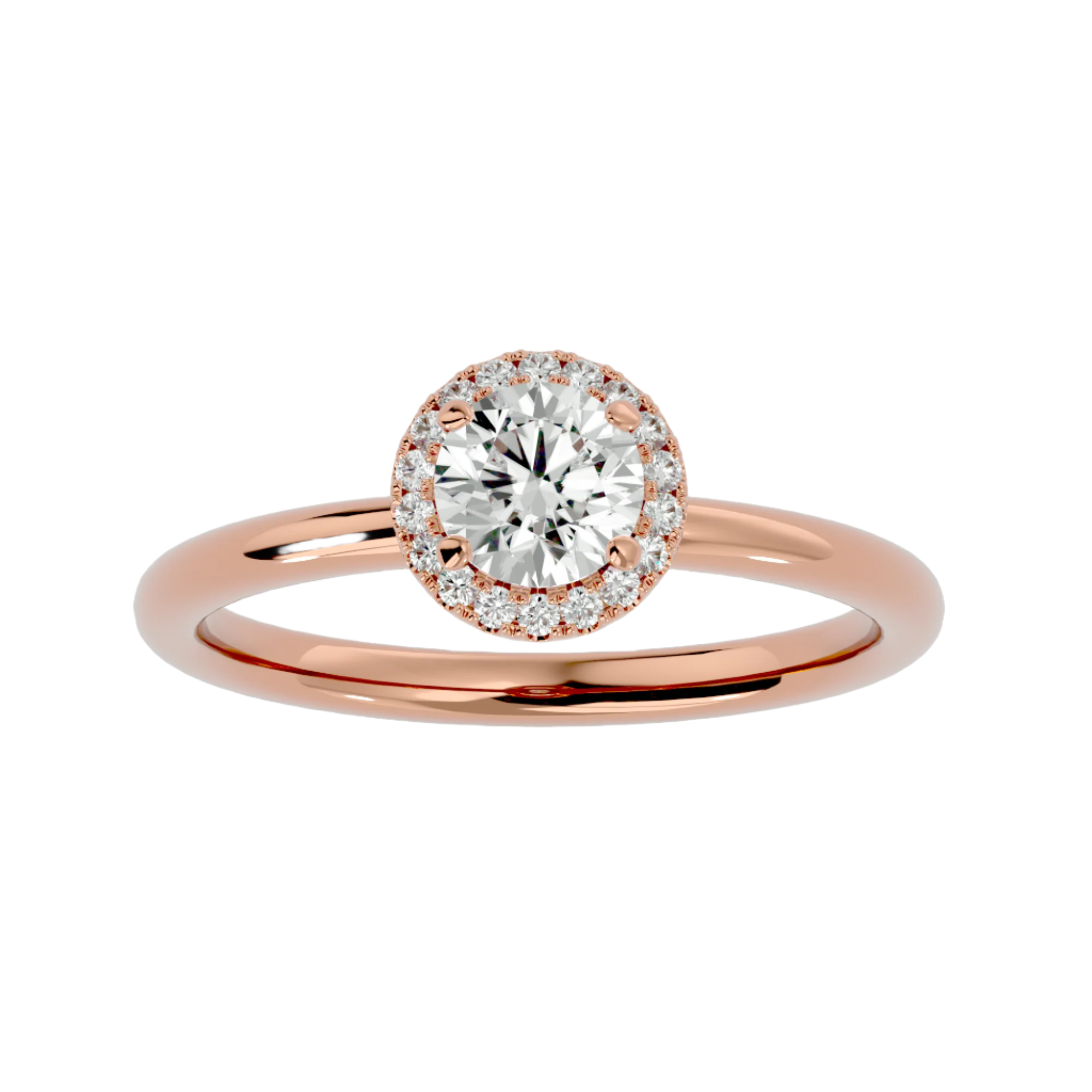 Grace Diamond Halo Ring