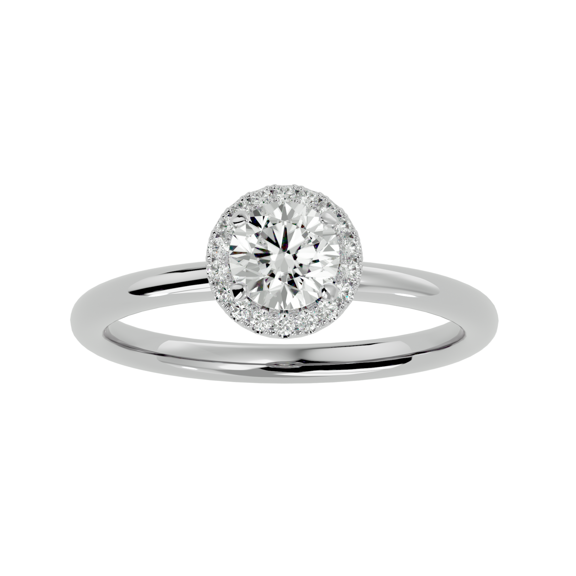 Grace Diamond Halo Ring