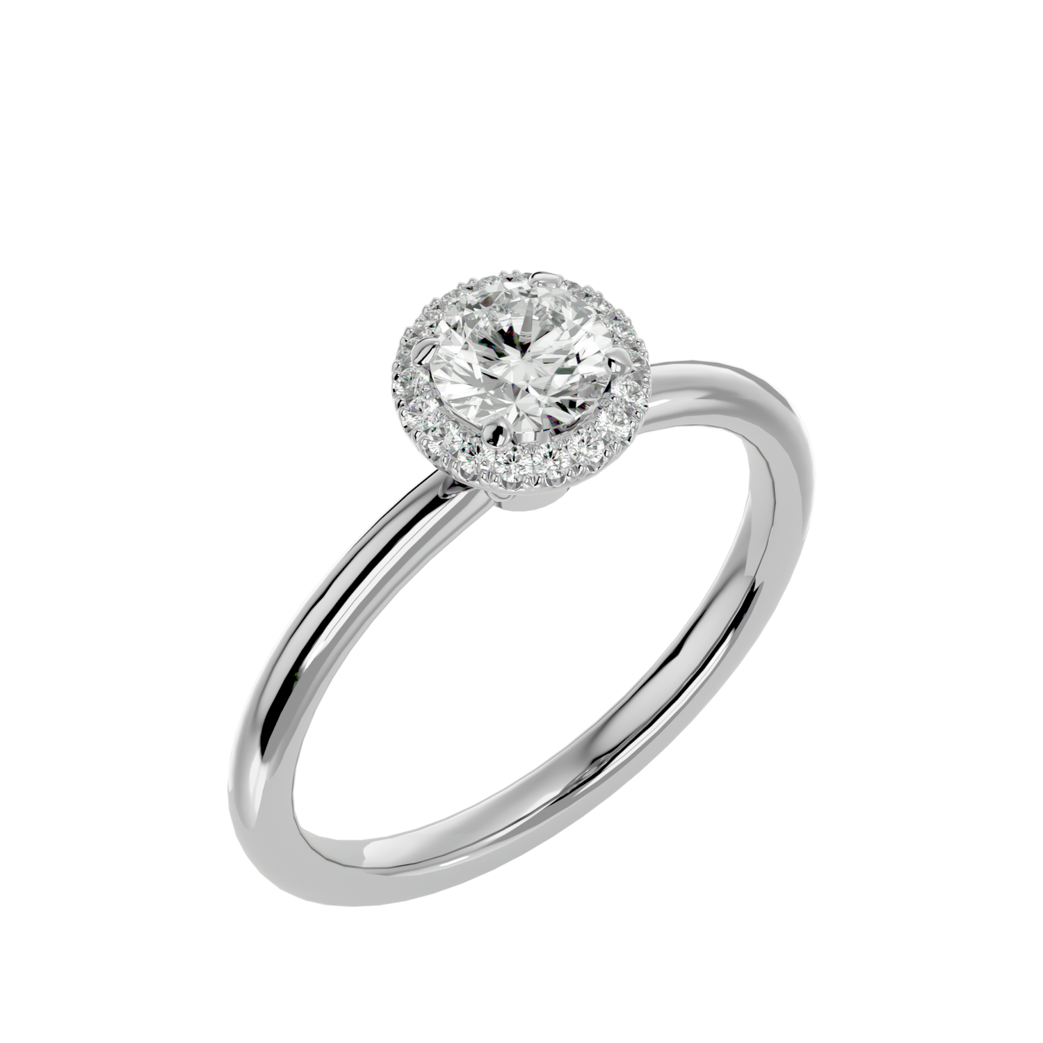 Grace Diamond Halo Ring