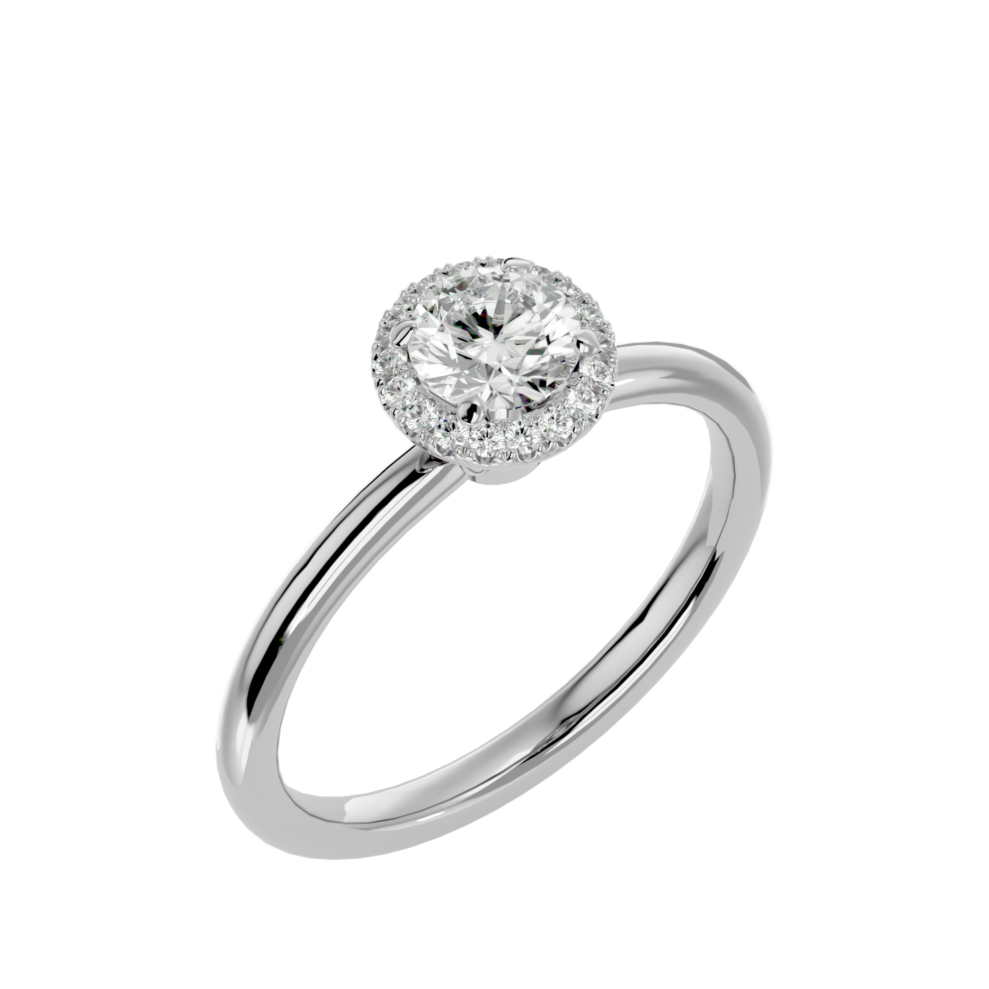 Grace Diamond Halo Ring