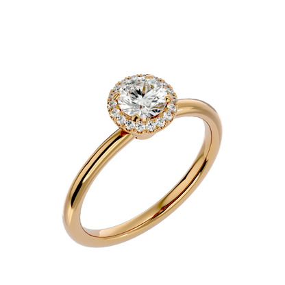 Grace Diamond Halo Ring