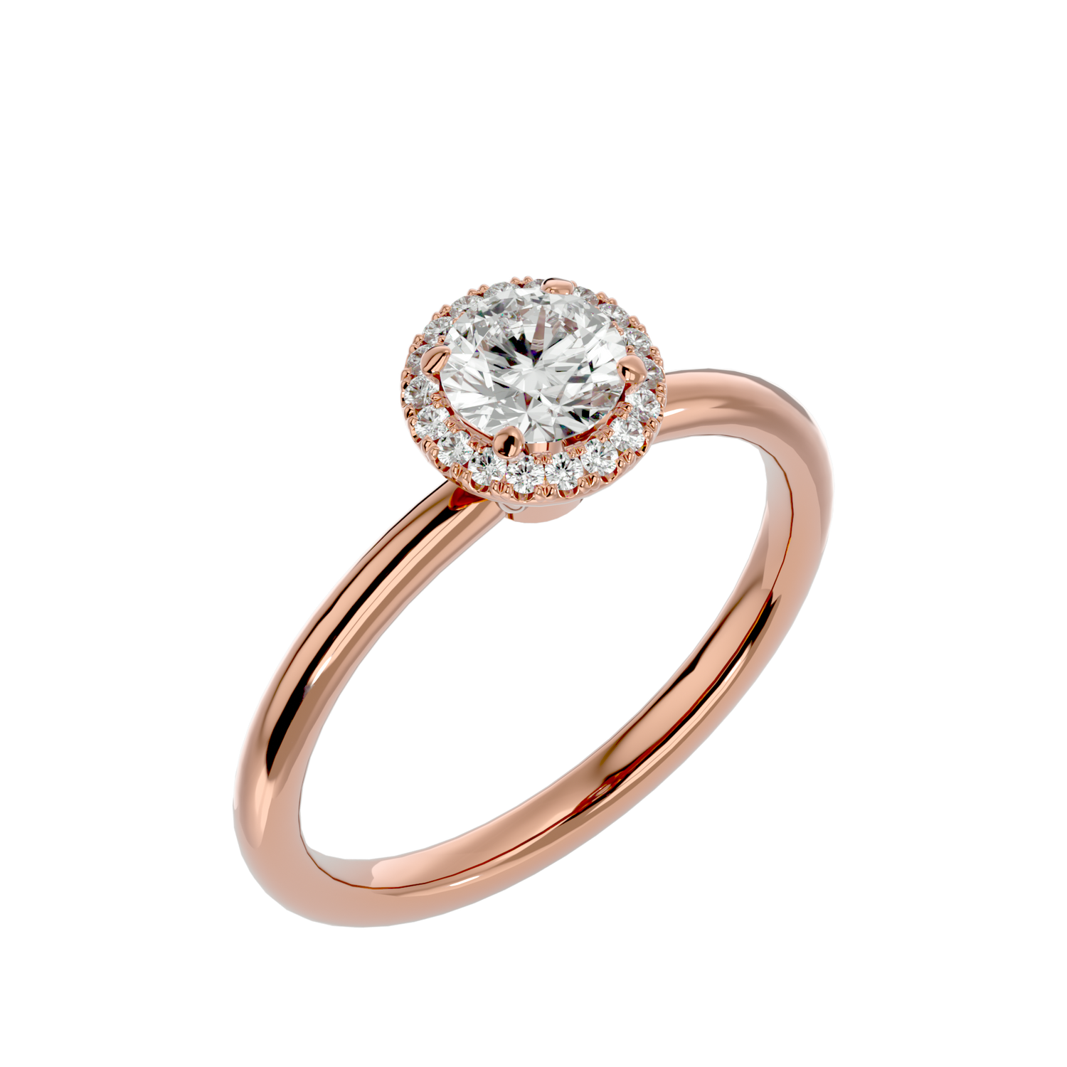 Grace Diamond Halo Ring