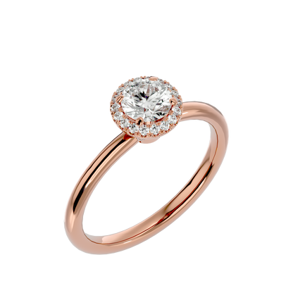 Grace Diamond Halo Ring