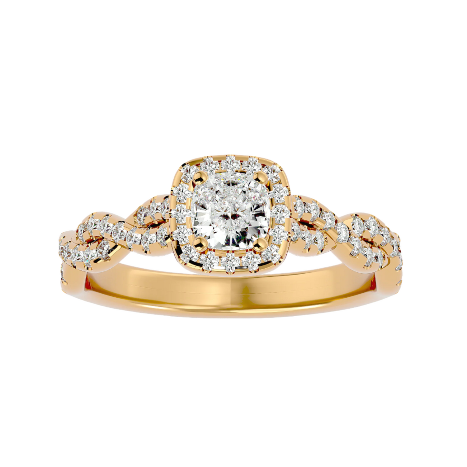 Giada Diamond Halo Ring