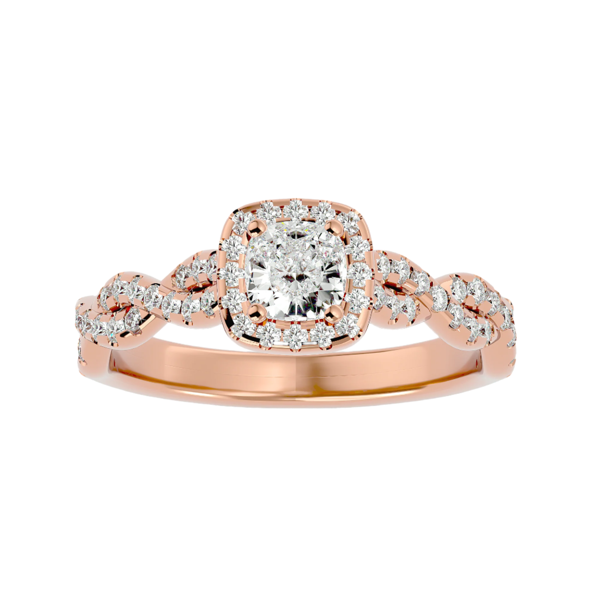 Giada Diamond Halo Ring