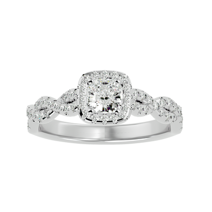 Giada Diamond Halo Ring