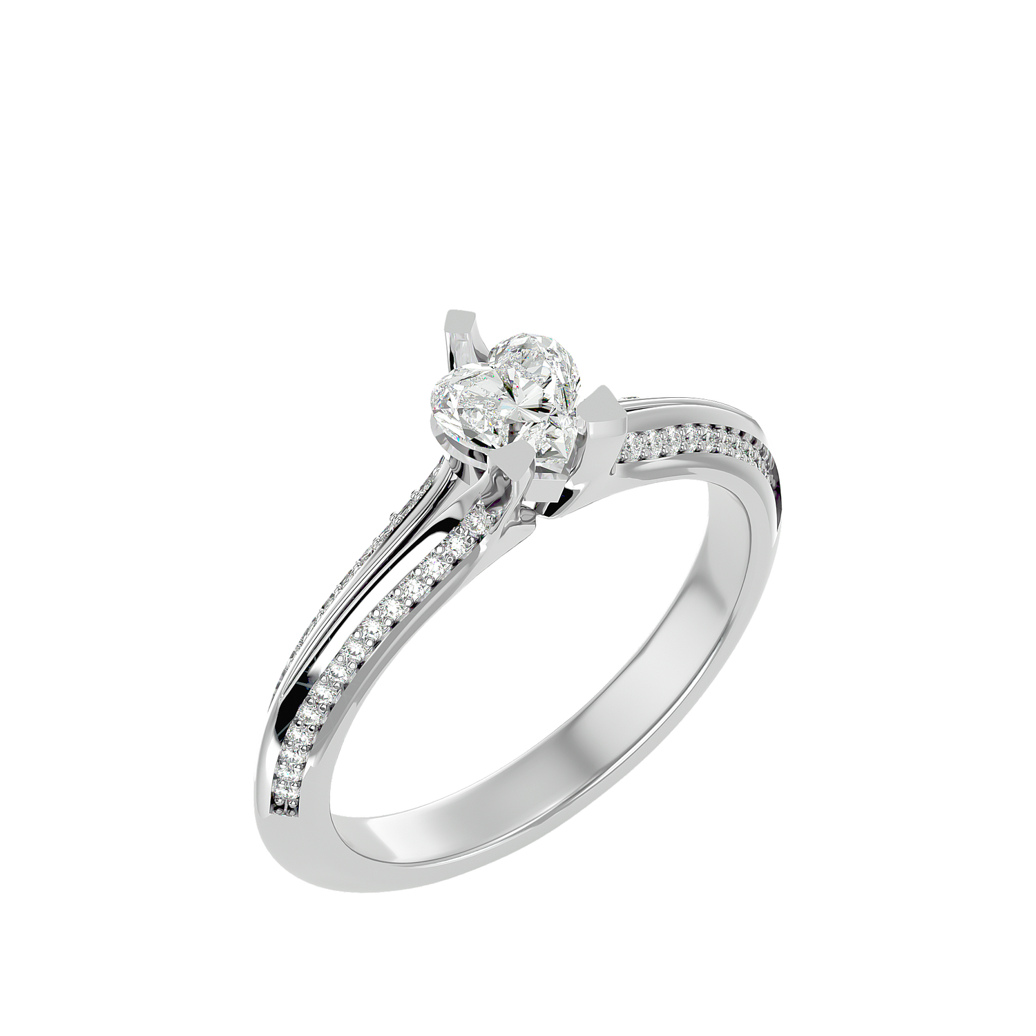 Vivienne Diamond Solitaire Ladies Ring