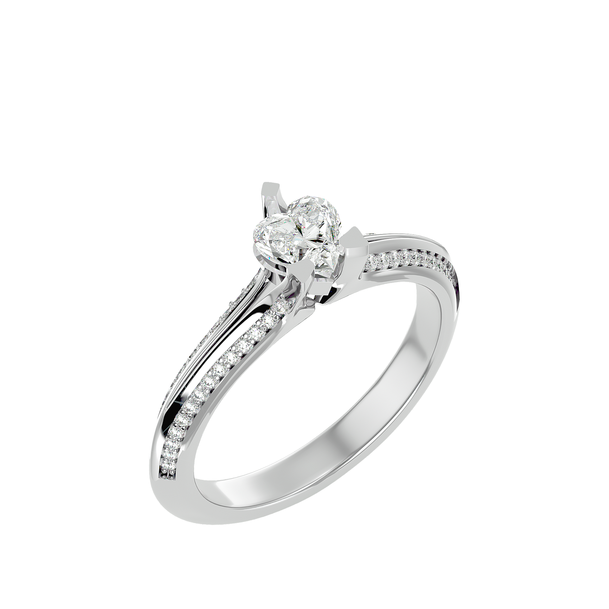 Vivienne Diamond Solitaire Ladies Ring