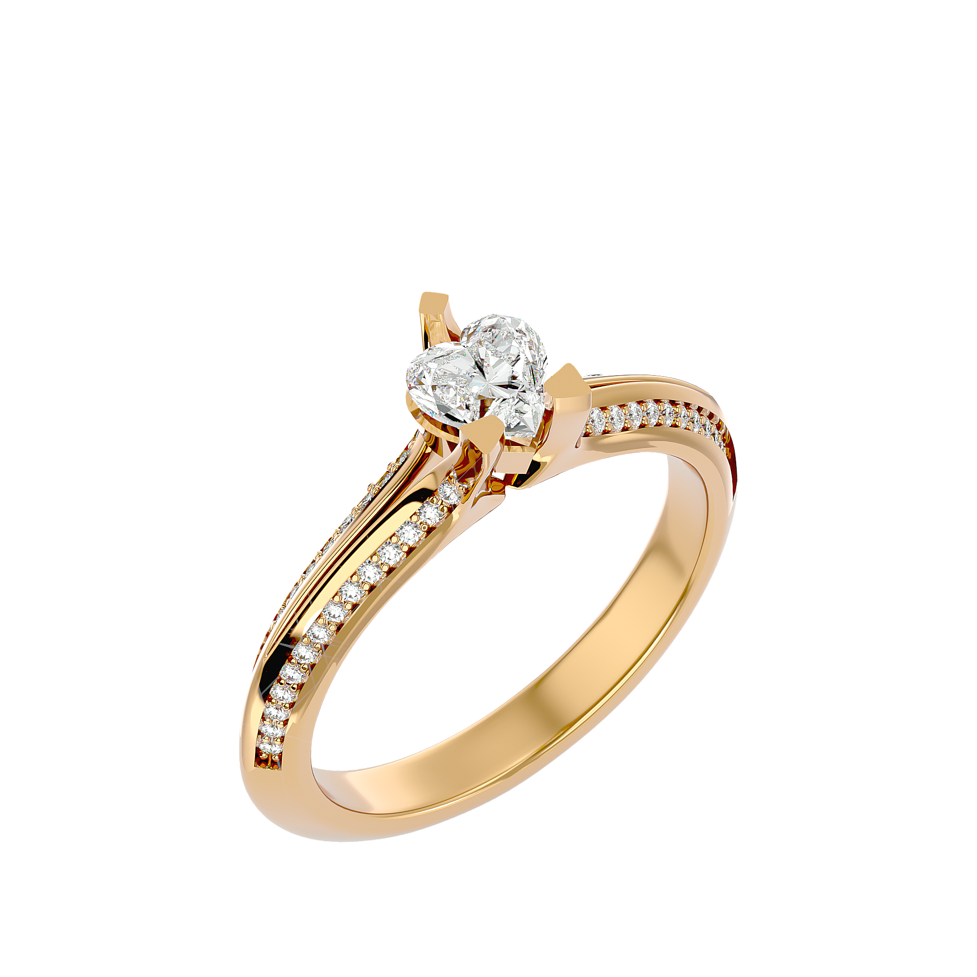 Vivienne Diamond Solitaire Ladies Ring