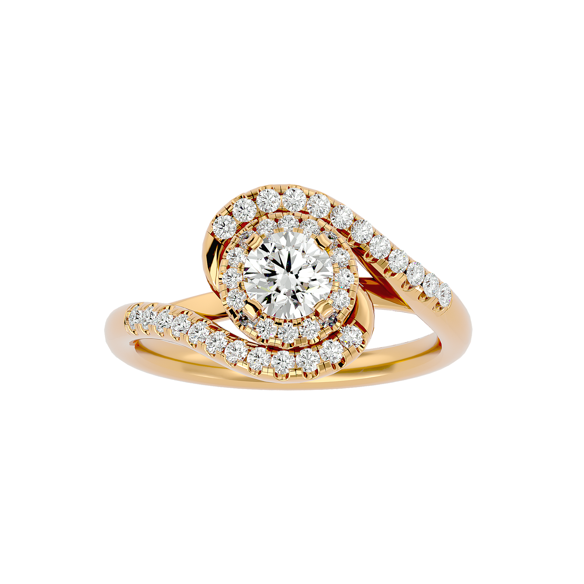 Frederica Diamond Halo Ring