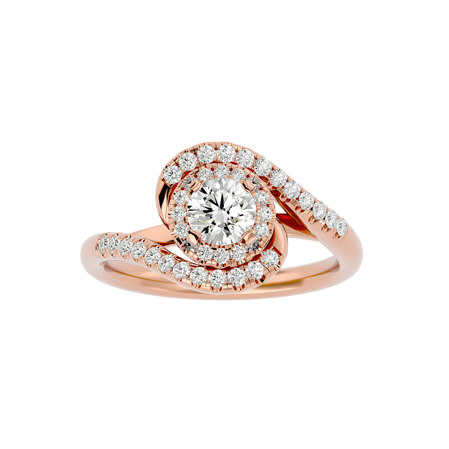 Frederica Diamond Halo Ring