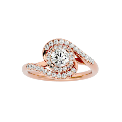 Frederica Diamond Halo Ring