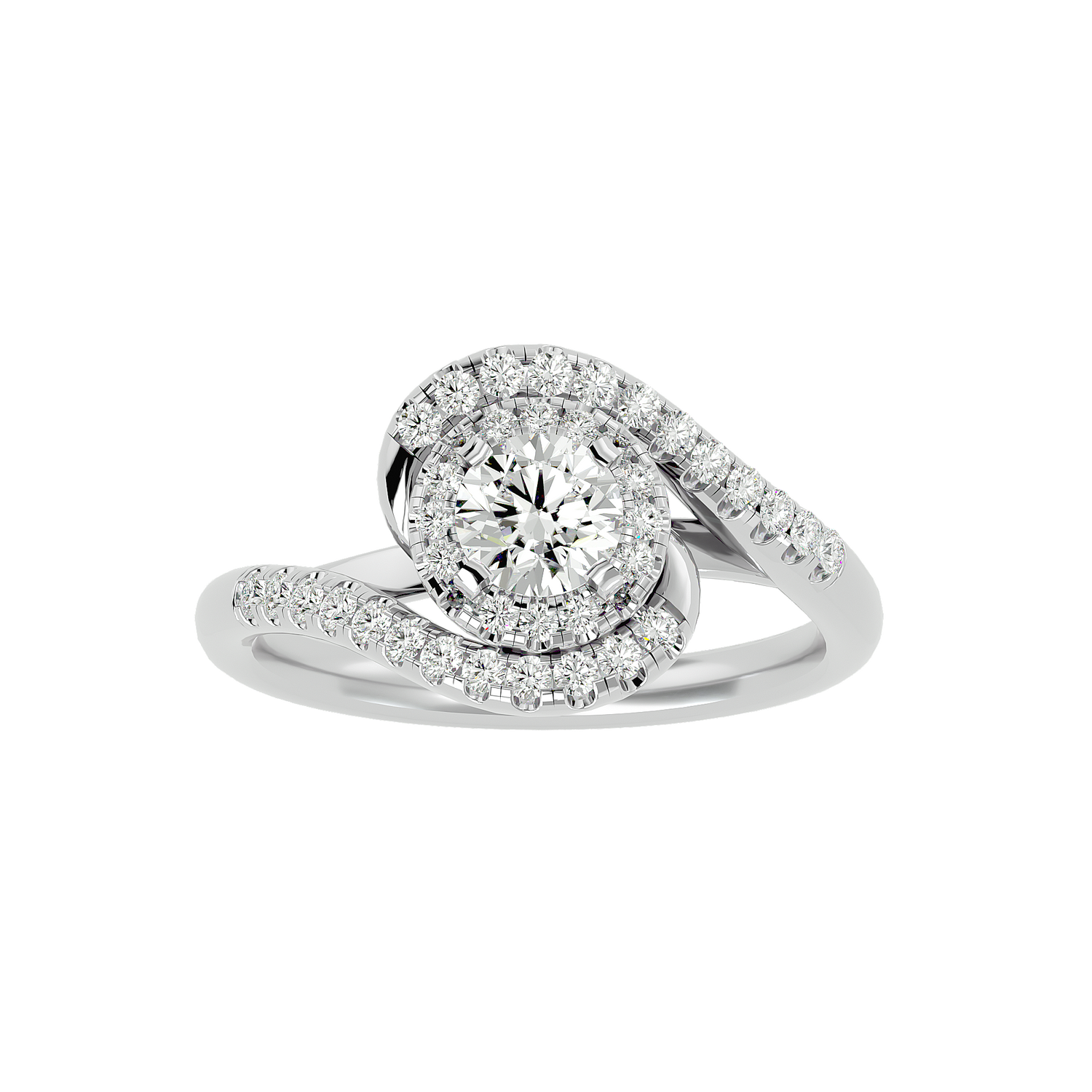 Frederica Diamond Halo Ring