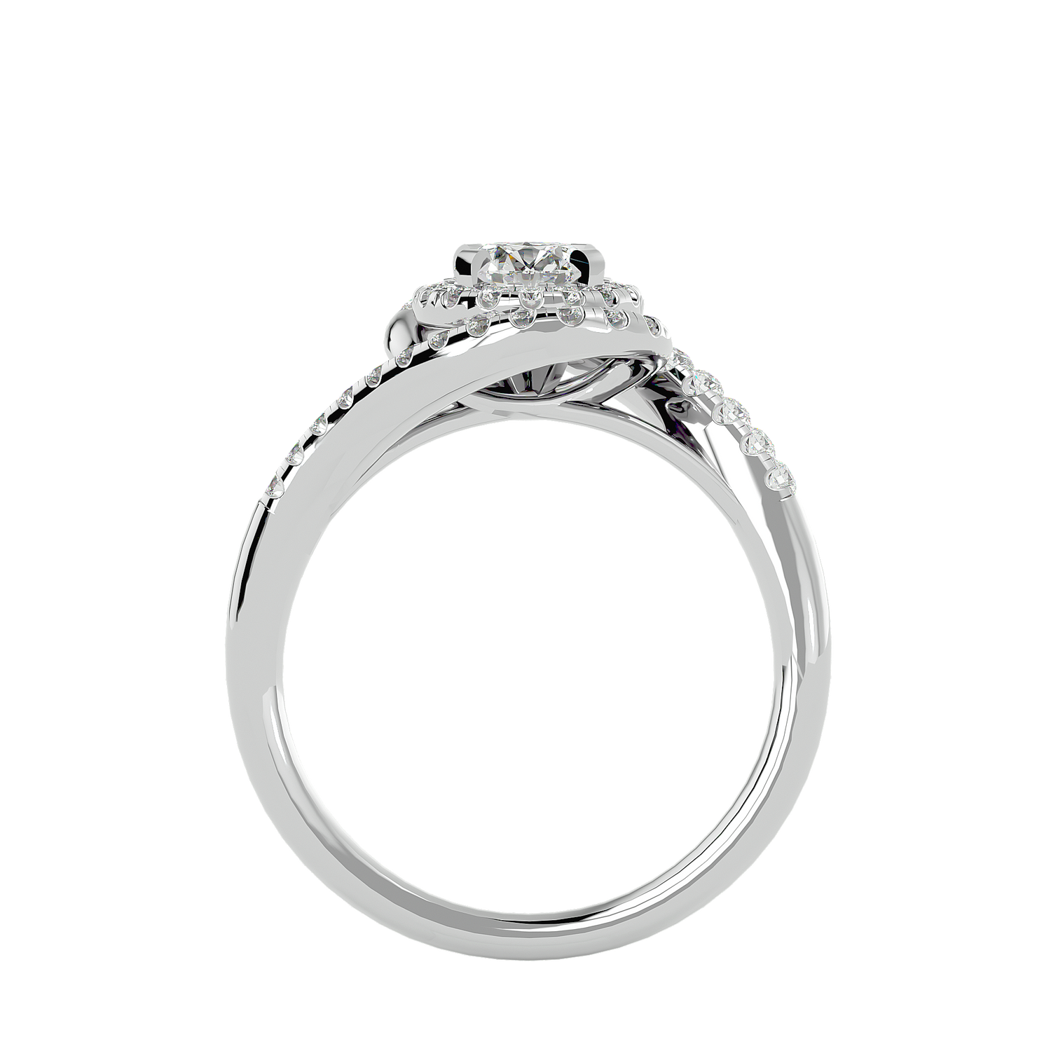 Frederica Diamond Halo Ring