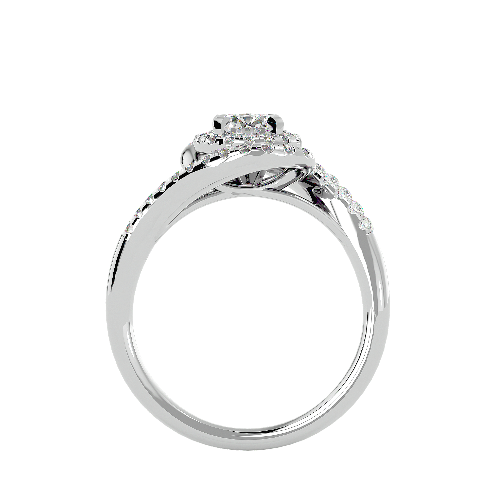 Frederica Diamond Halo Ring