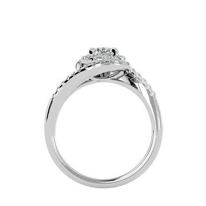 Frederica Diamond Halo Ring