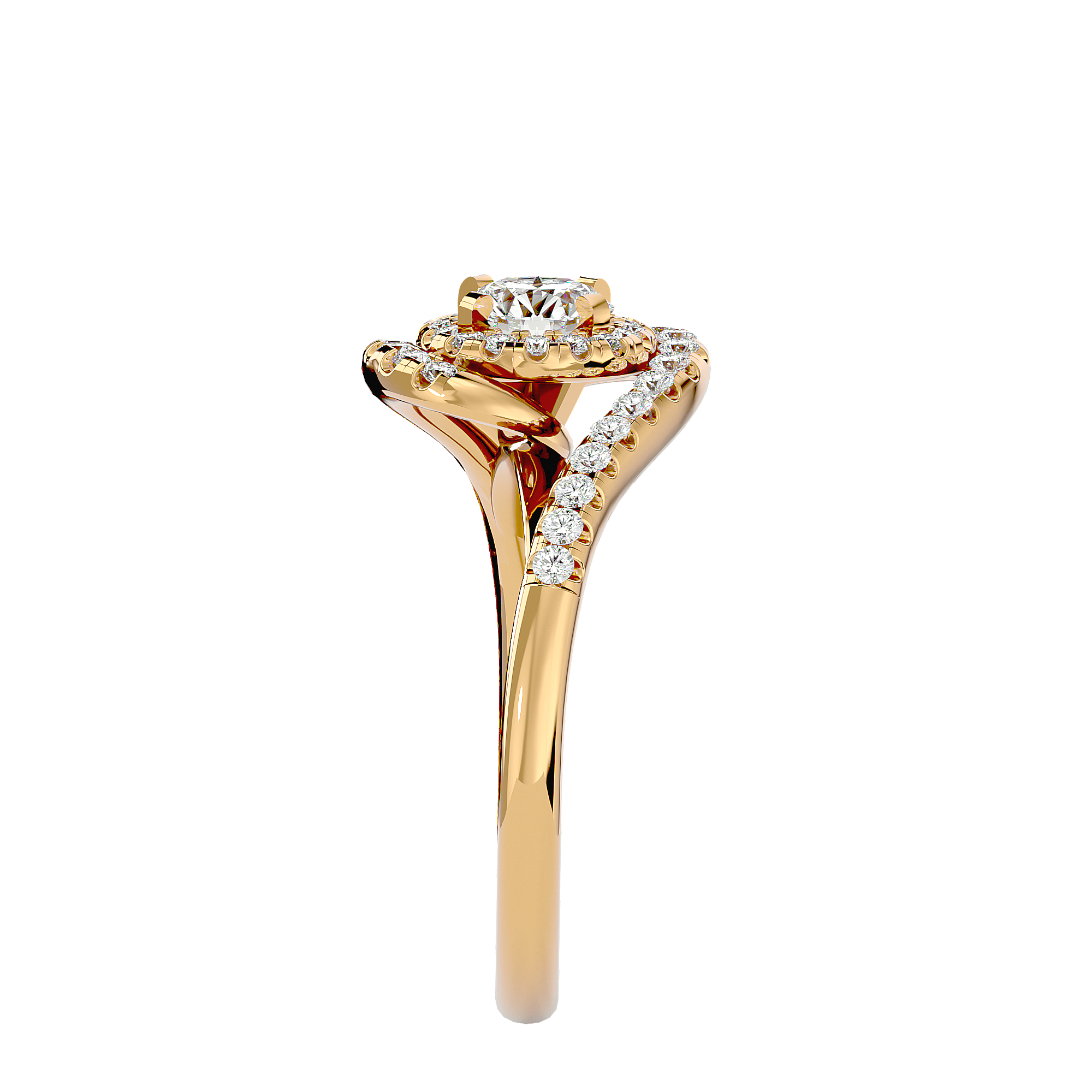 Frederica Diamond Halo Ring