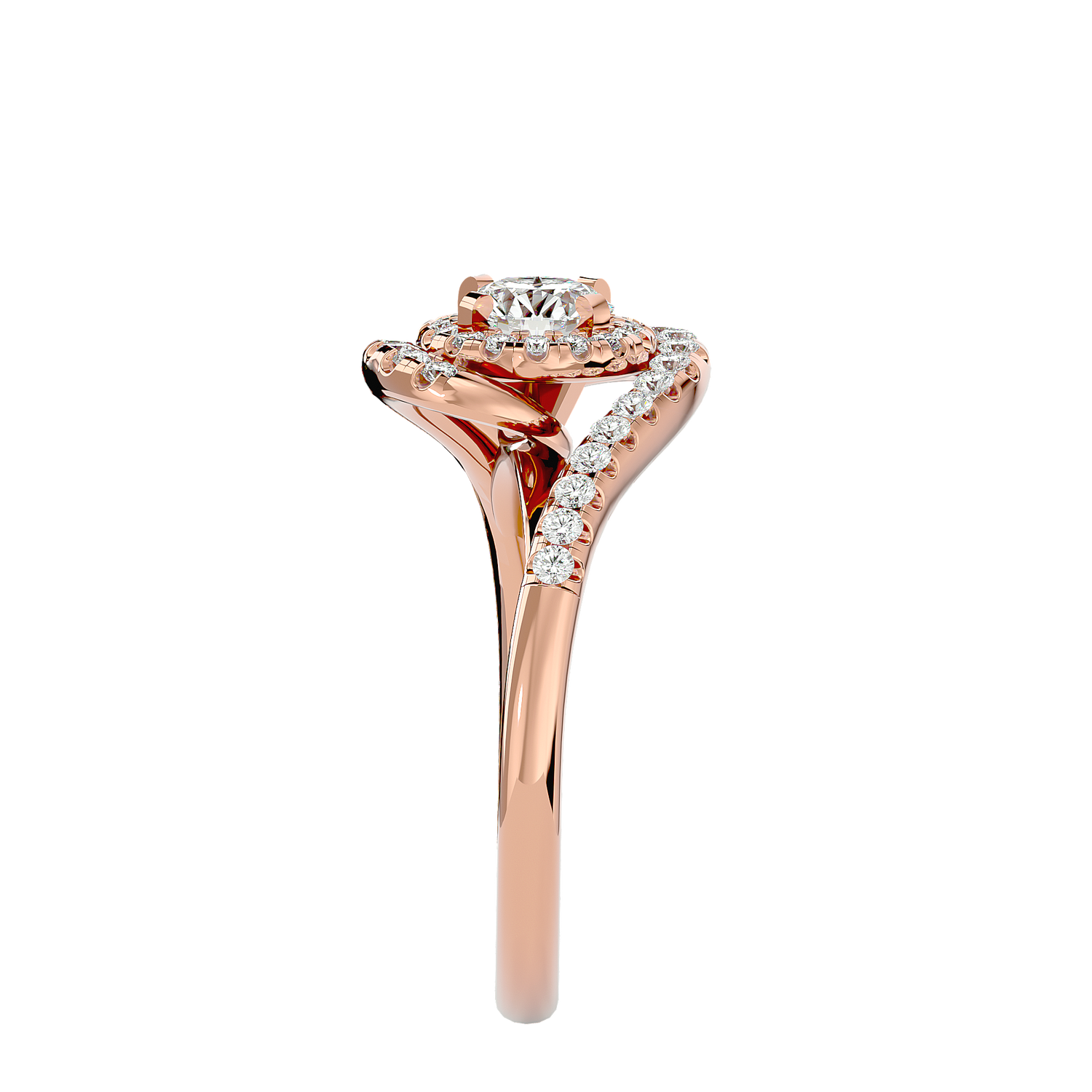 Frederica Diamond Halo Ring