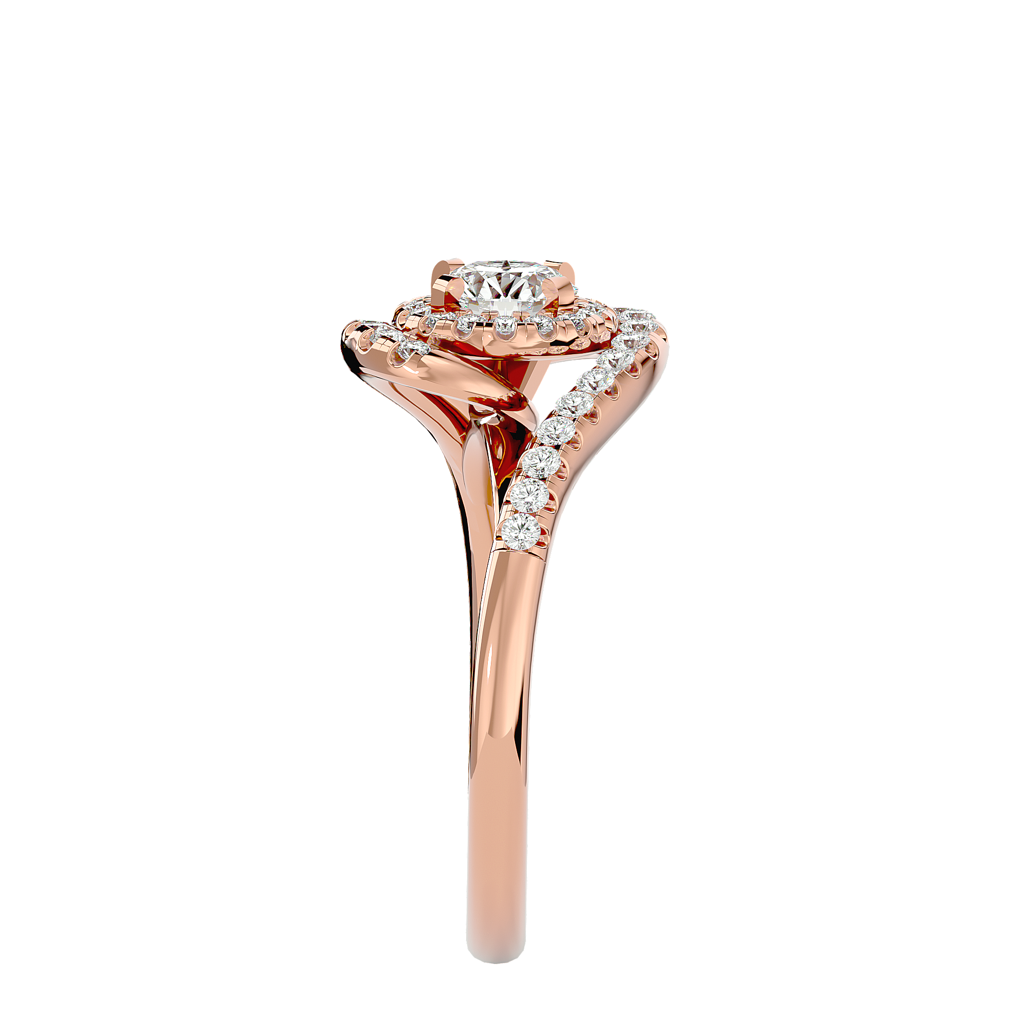 Frederica Diamond Halo Ring