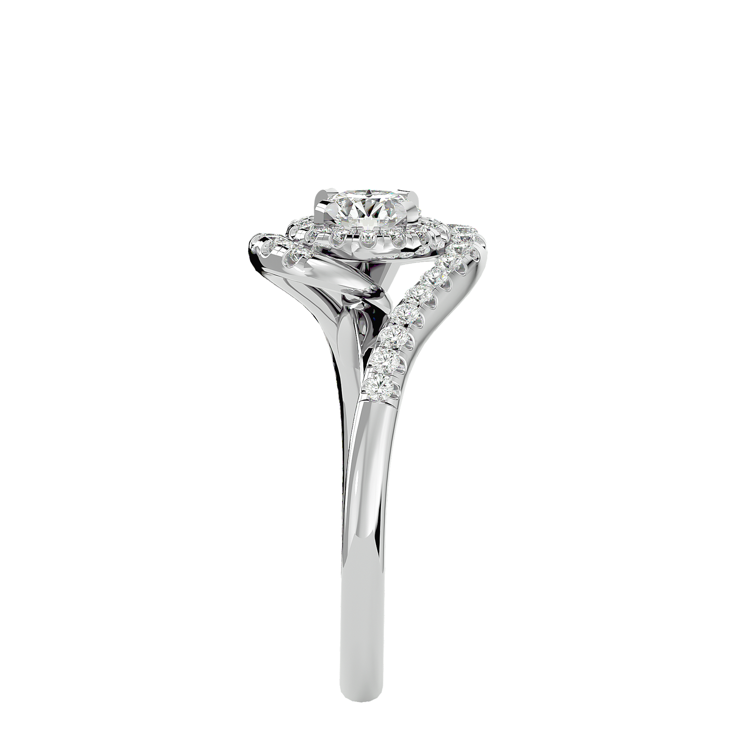 Frederica Diamond Halo Ring