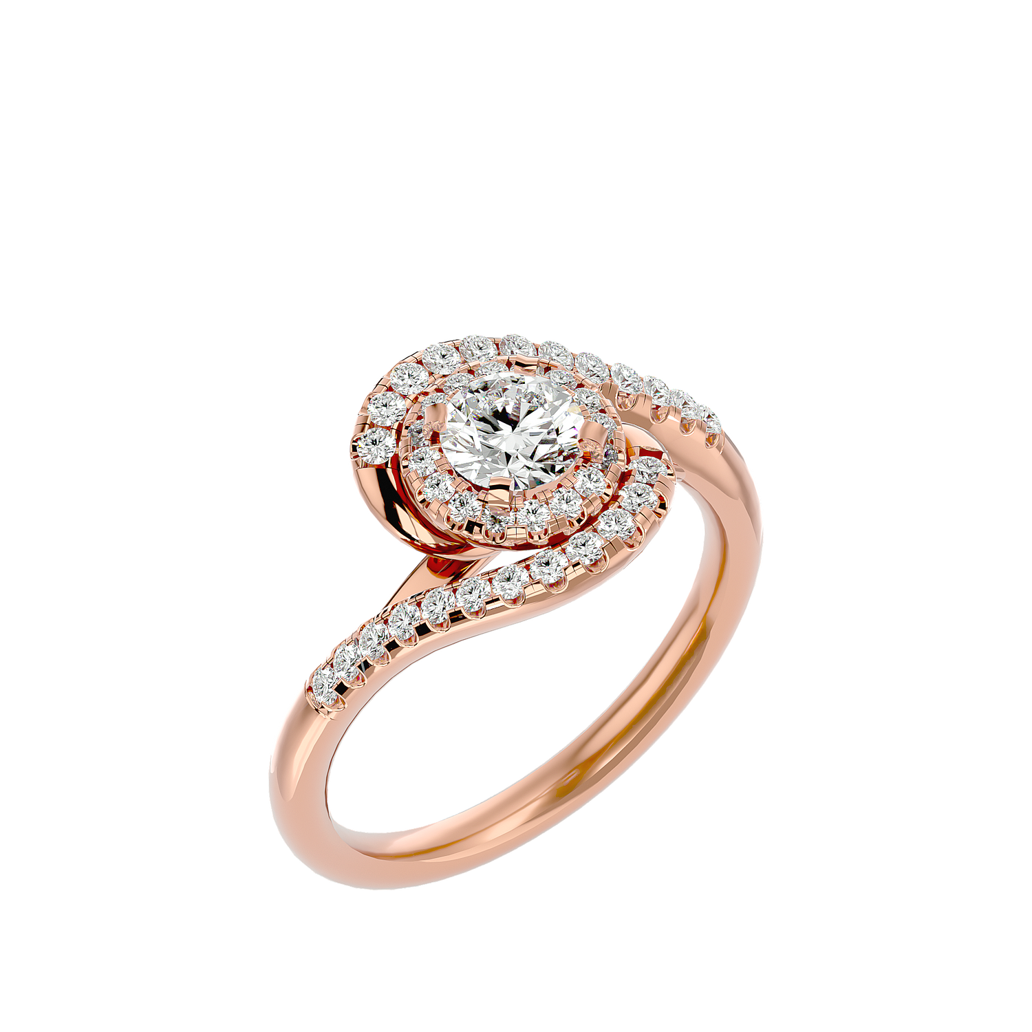 Frederica Diamond Halo Ring