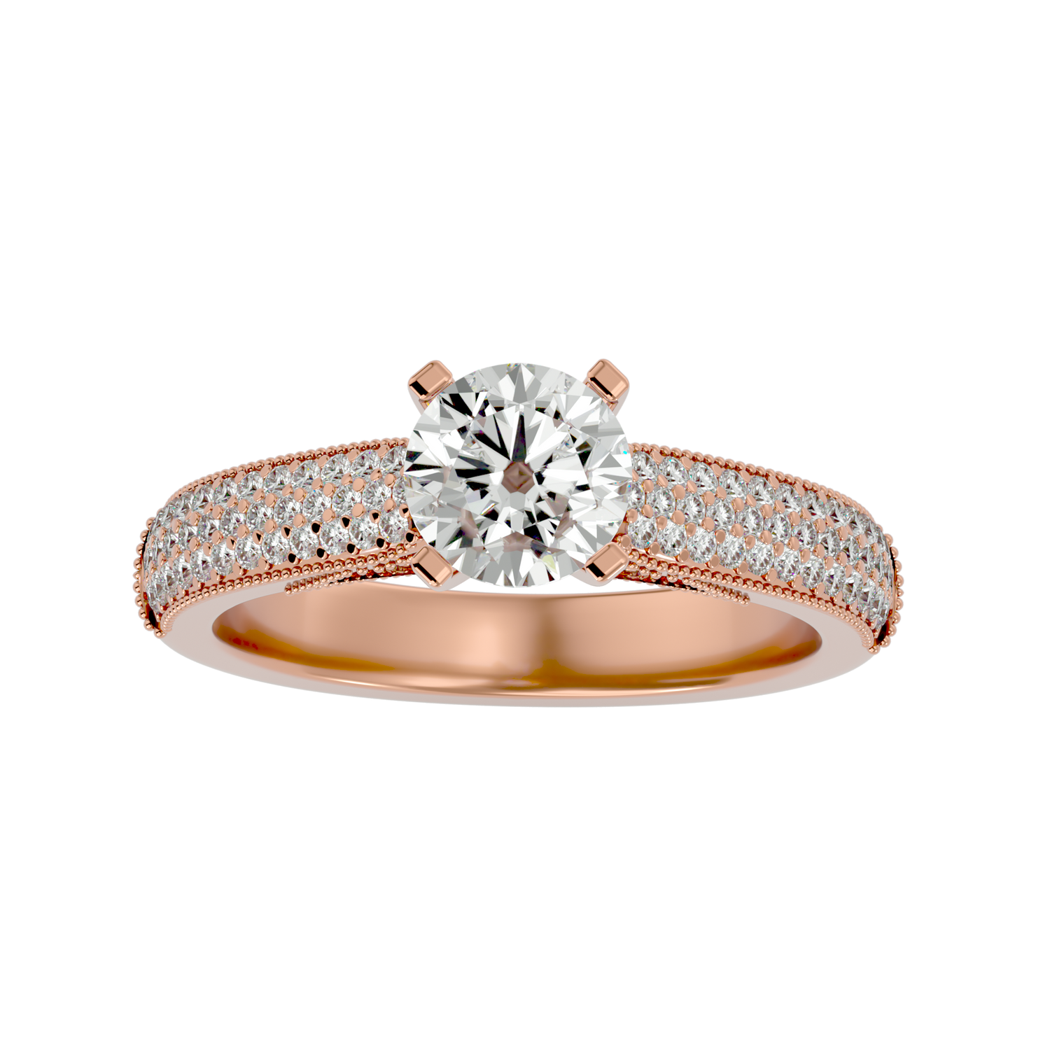 Alexandra  Diamond Solitaire Ladies Ring