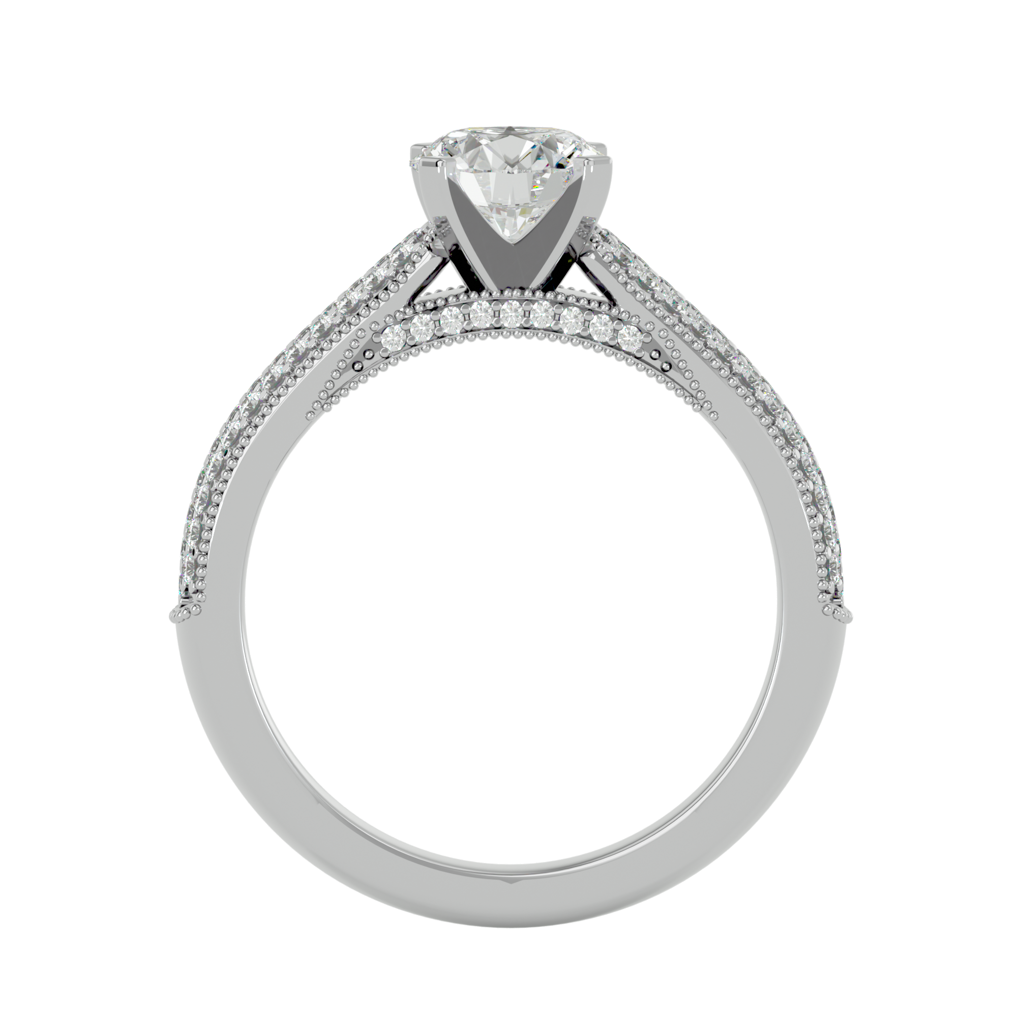 Alexandra  Diamond Solitaire Ladies Ring