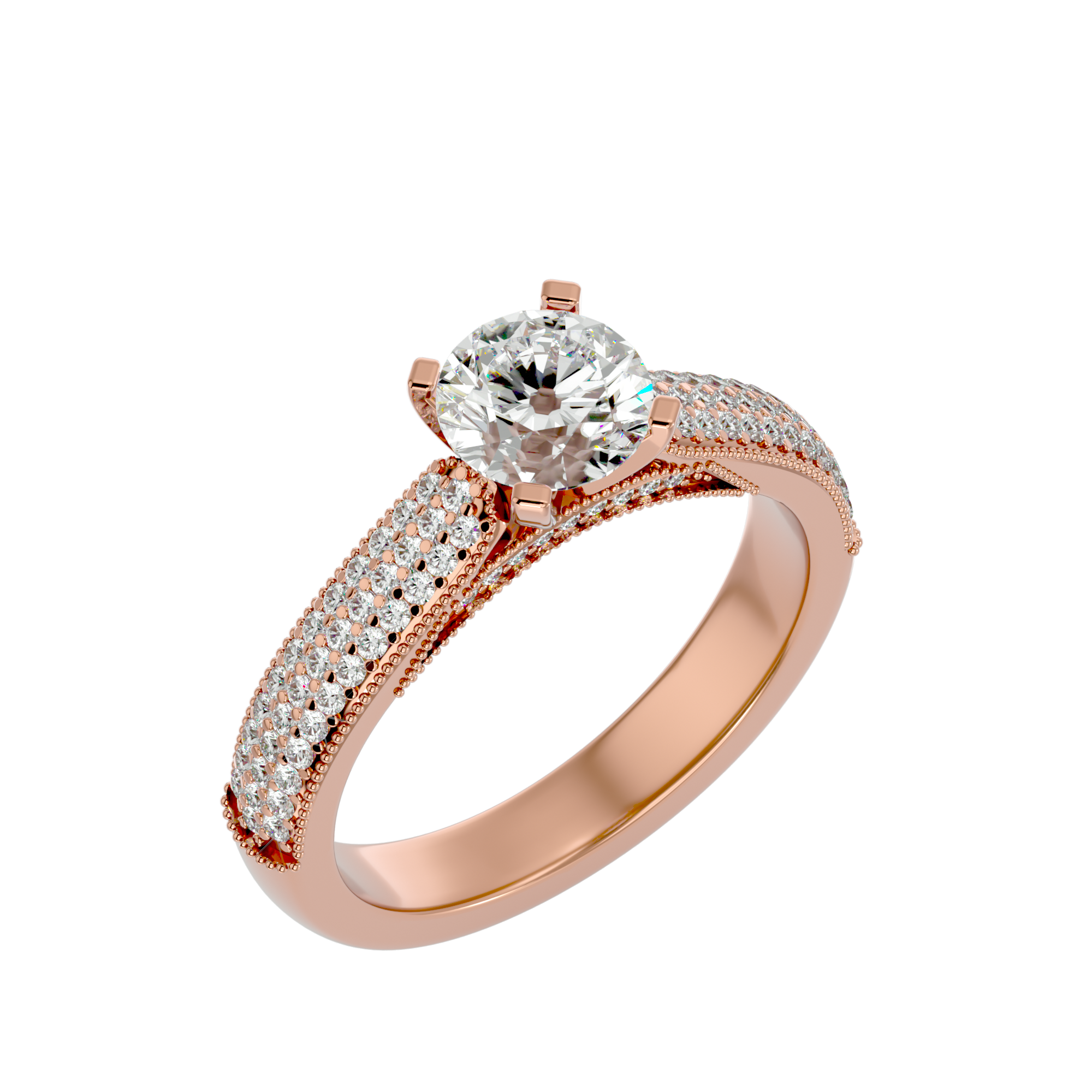 Alexandra  Diamond Solitaire Ladies Ring