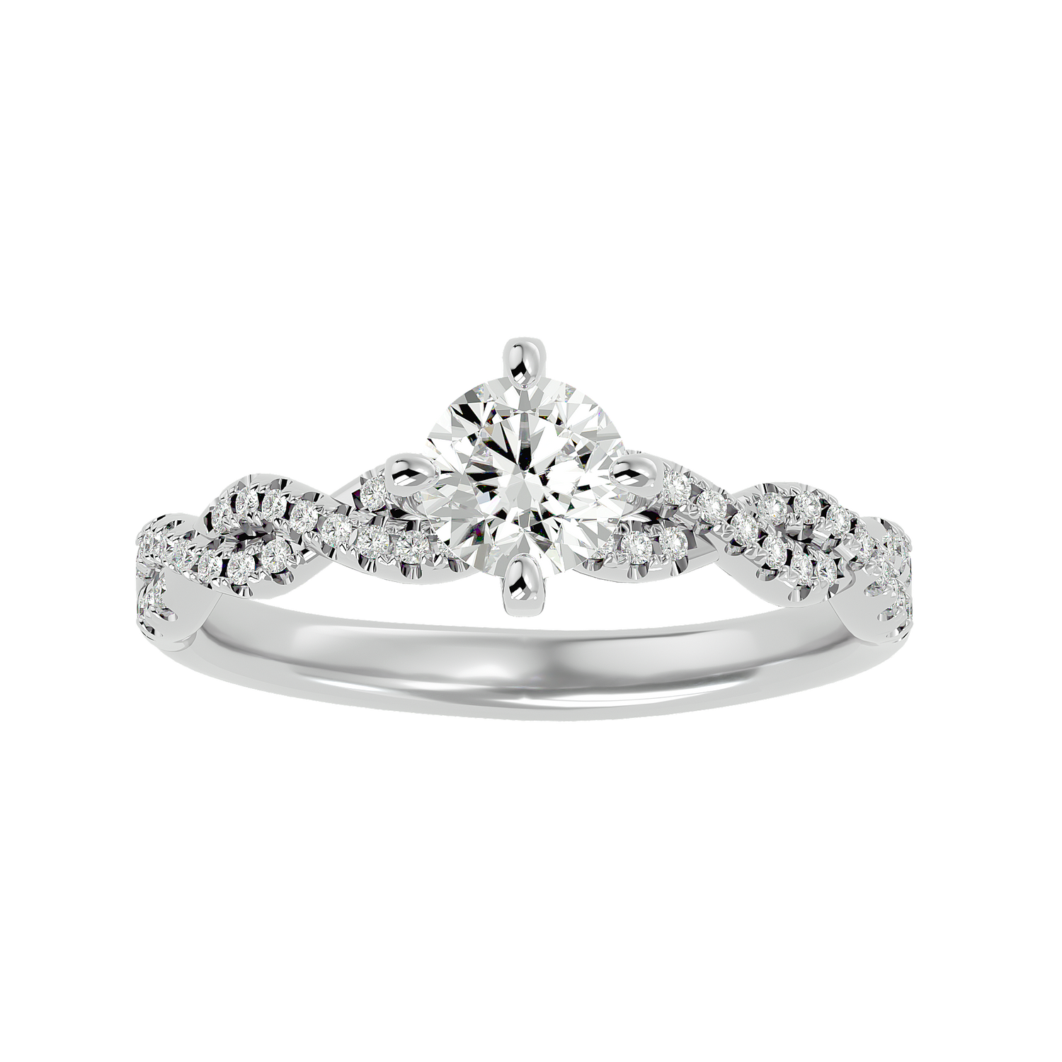 Allegra Diamond Solitaire Ladies Ring