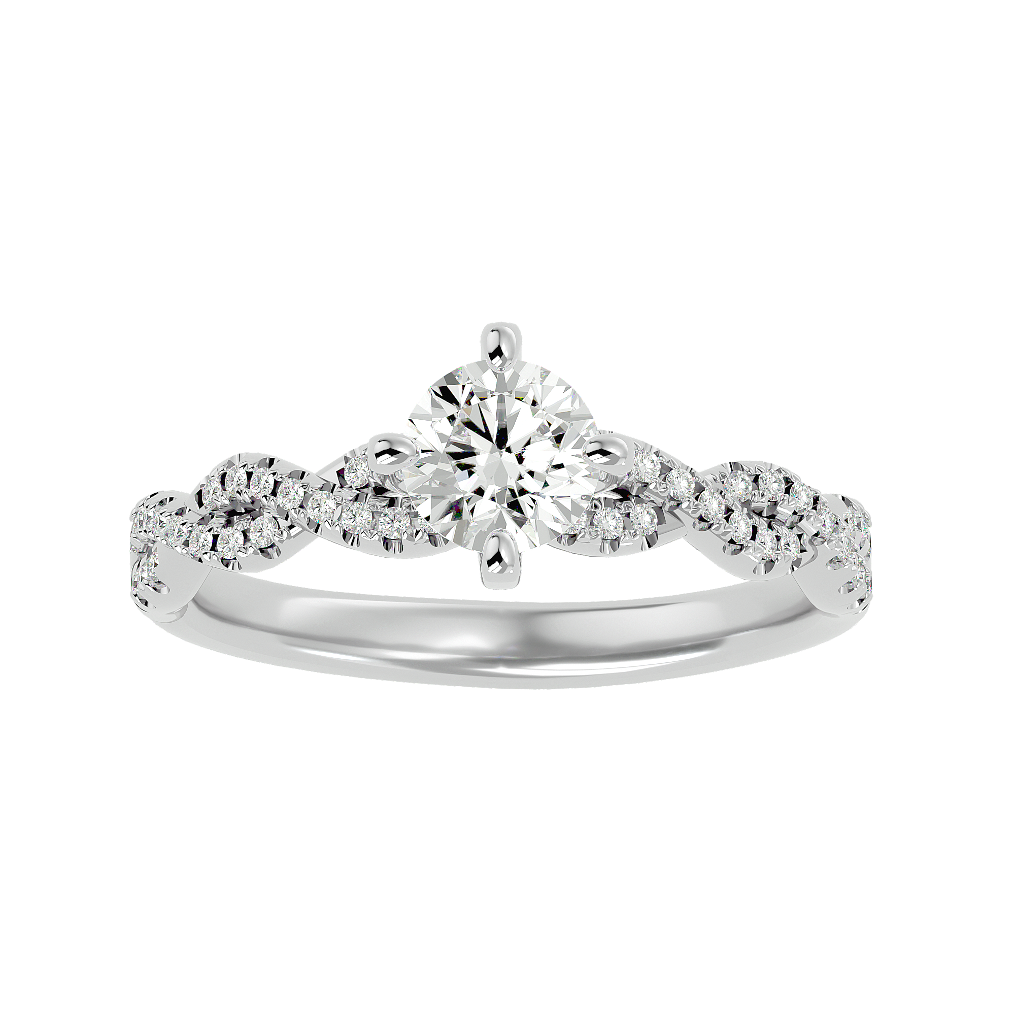 Allegra Diamond Solitaire Ladies Ring