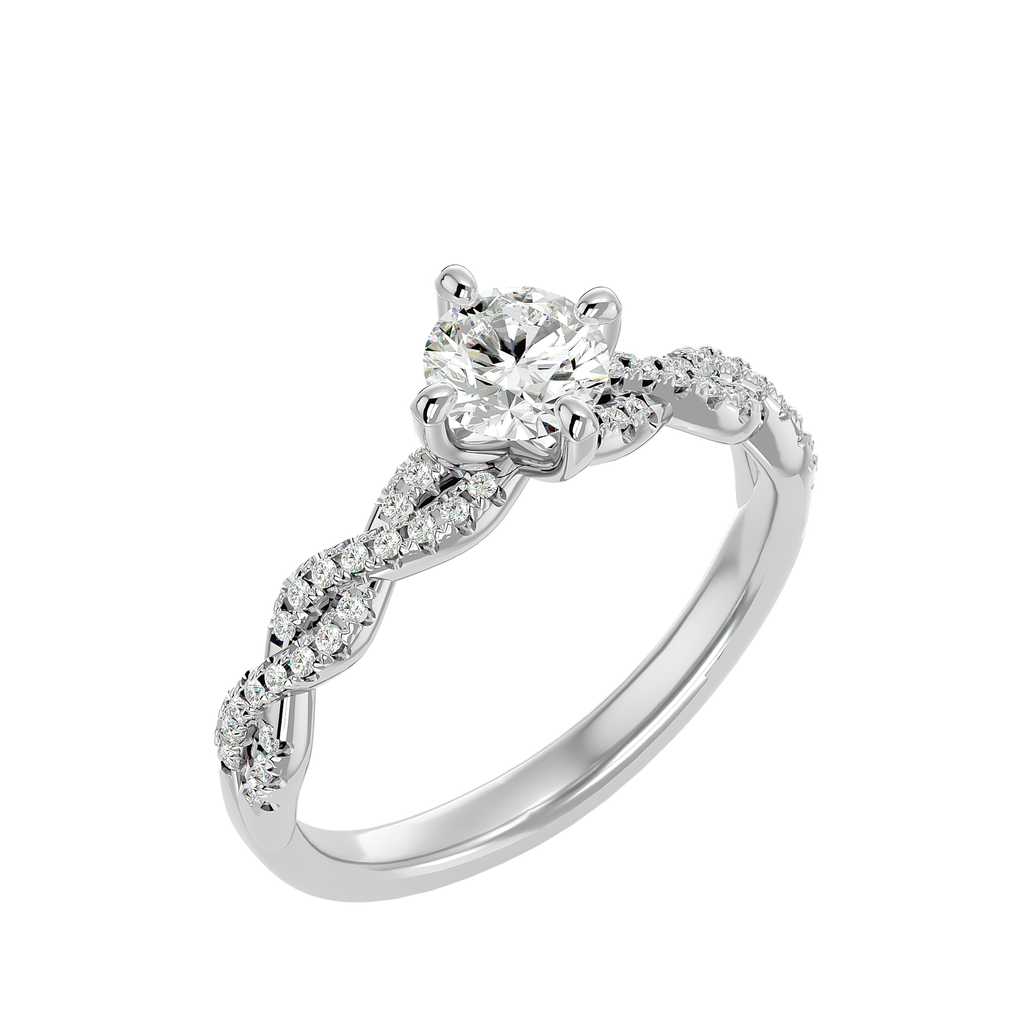 Allegra Diamond Solitaire Ladies Ring