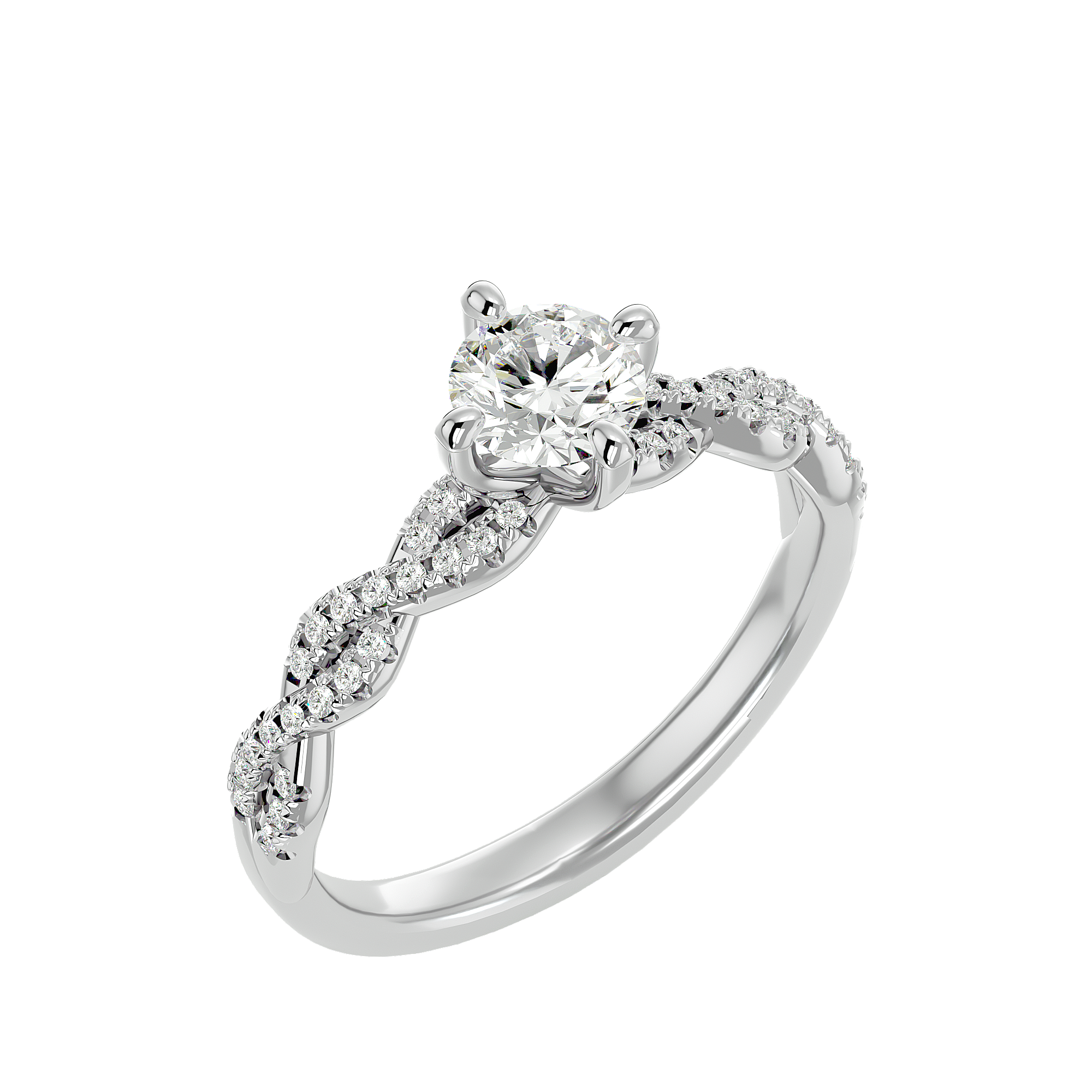 Allegra Diamond Solitaire Ladies Ring