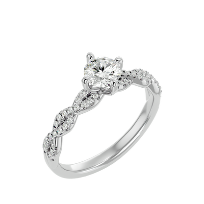 Allegra Diamond Solitaire Ladies Ring