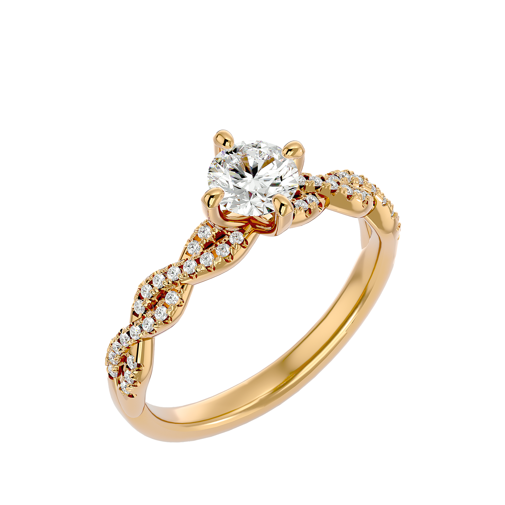 Allegra Diamond Solitaire Ladies Ring