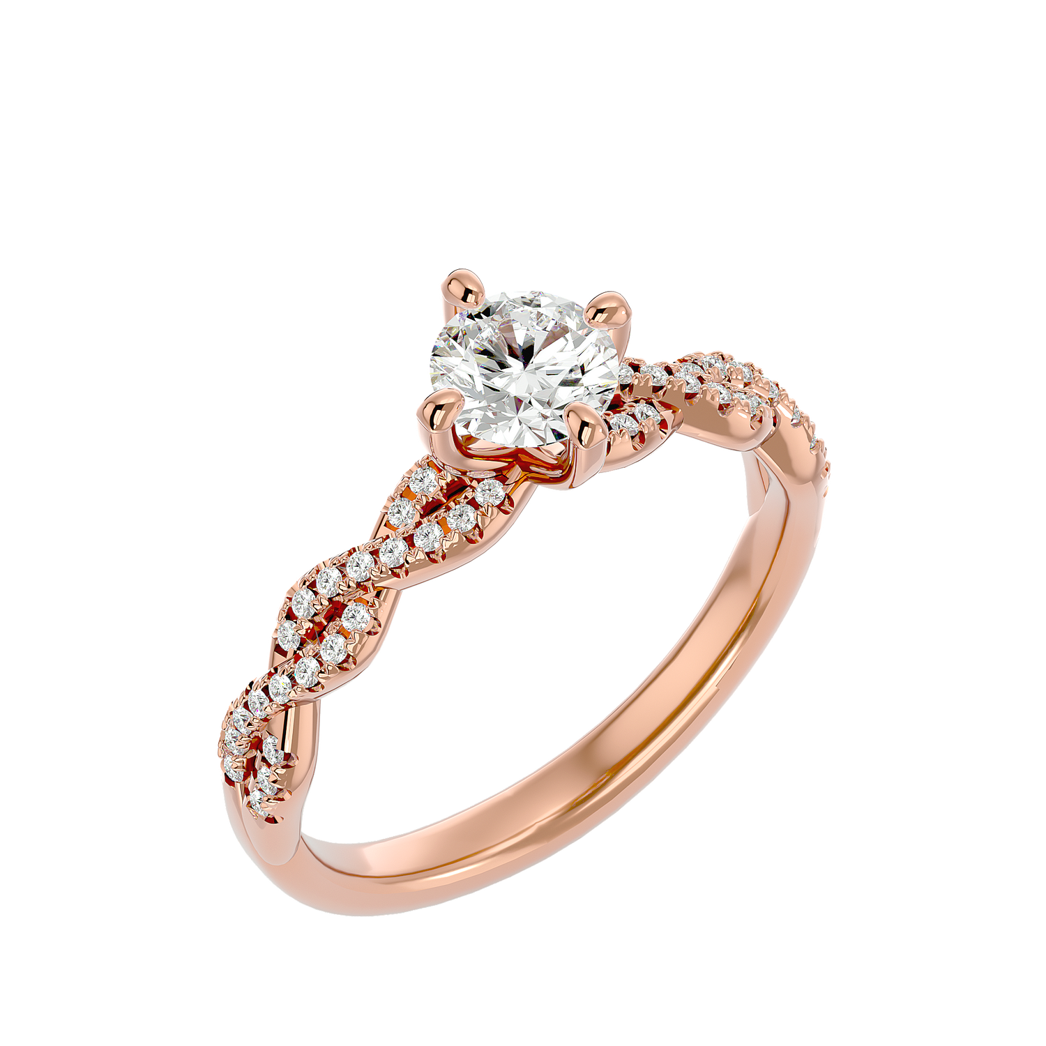 Allegra Diamond Solitaire Ladies Ring