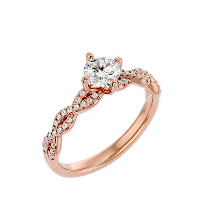 Allegra Diamond Solitaire Ladies Ring